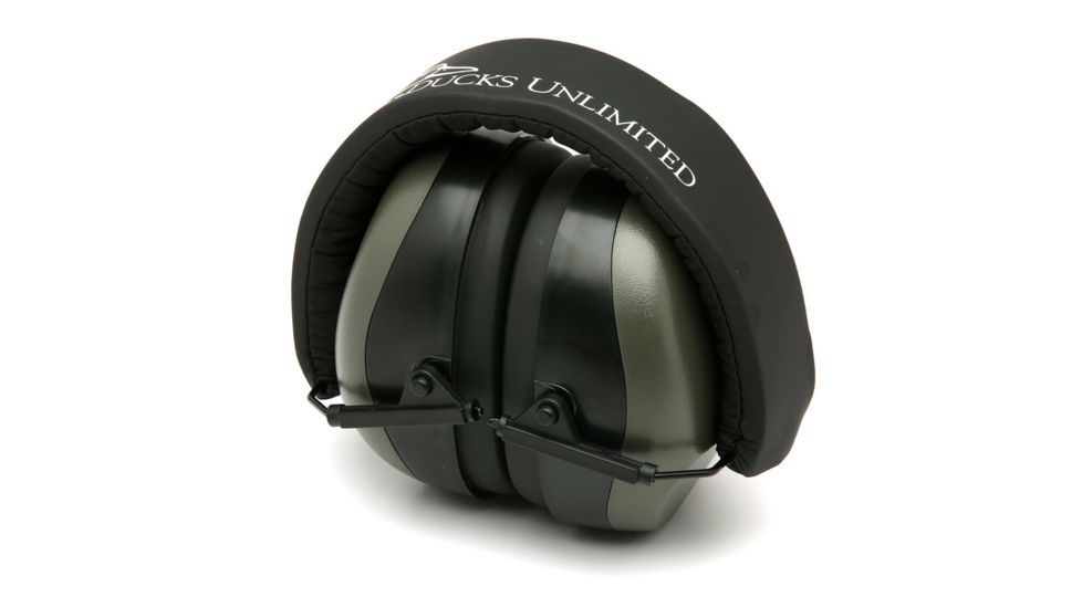 Ducks Unlimited Shooting Combo Kit, PM8010 Earmuff, Venture 3 Shooting Glasses Black Frame and Clear L DUCOMBO5710
