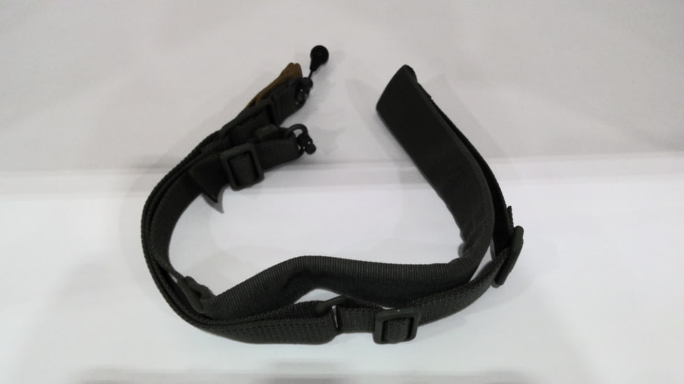 EDEMO Blue Force Gear Vickers 2-to-1 Padded Sling, RED Swivel Version w/Nylon Adjuster and Hardware, OD Green VCAS-2TO1-RED-200-AA-OD, EDEMO1