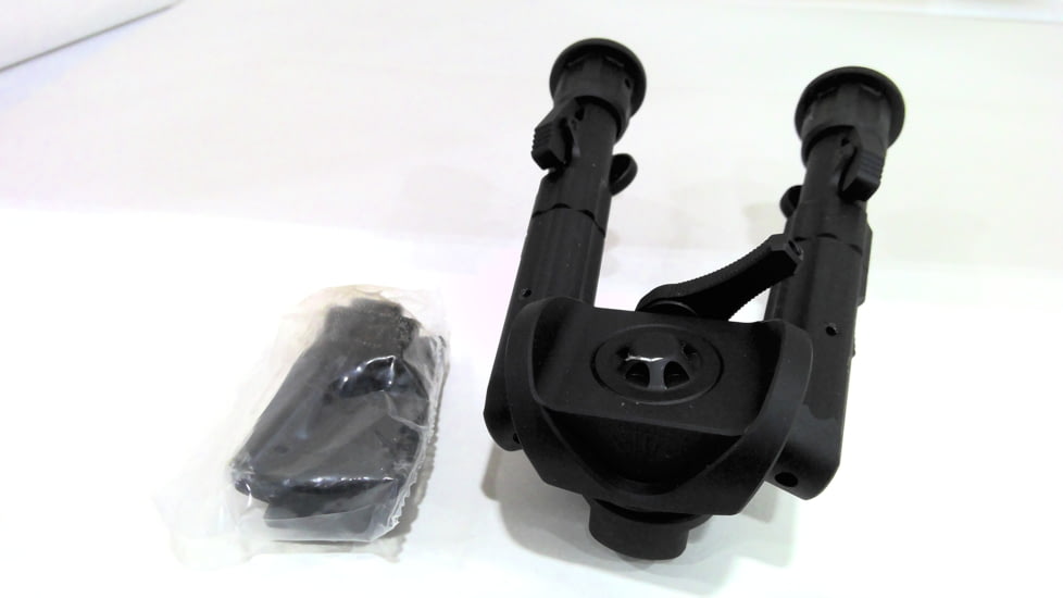 EDEMO Leapers UTG Recon 360 TL Bipod, 5.5in-7.0in Center Height, Picatinny, Black, TL-BP02-A, EDEMO2
