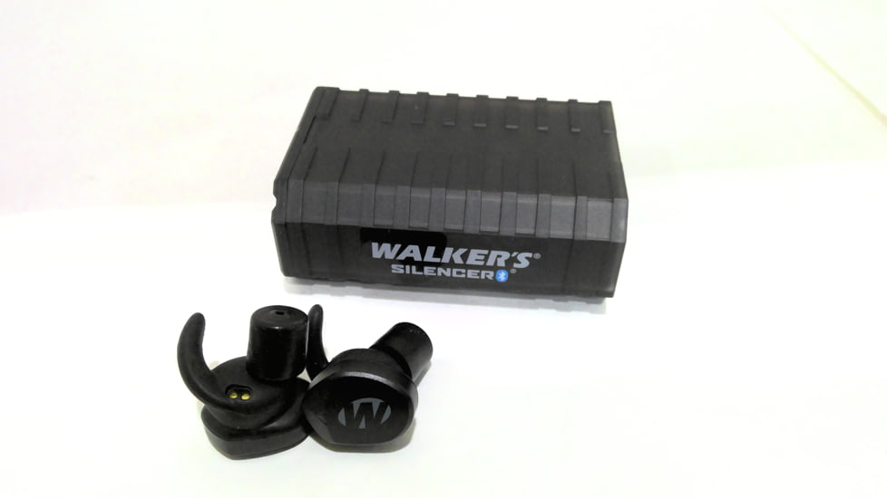 EDEMO Walkers Silencer BT 2.0 Bluetooth Earbuds, 24 dB NRR, Black, GWP-SLCR2-BT, EDEMO1