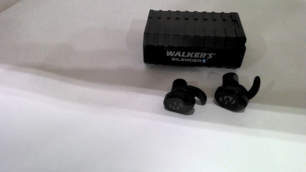 EDEMO Walkers Silencer BT 2.0 Bluetooth Earbuds, 24 dB NRR, Black, GWP-SLCR2-BT, EDEMO3