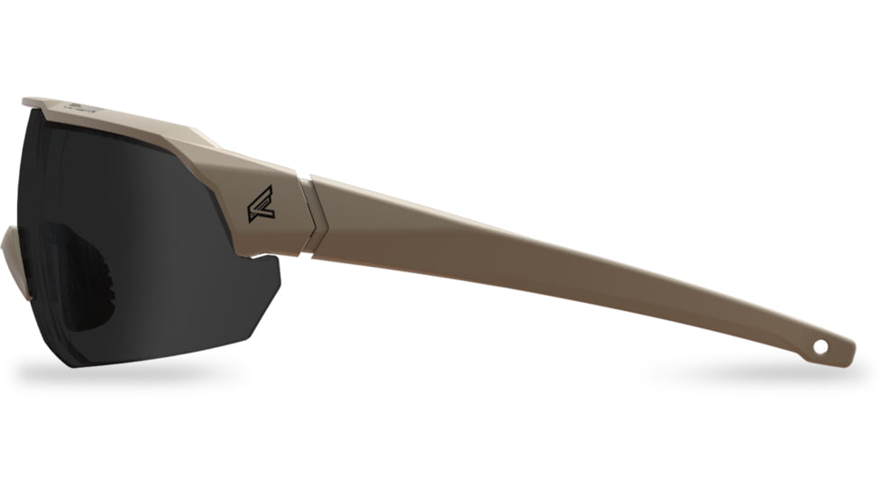 Edge Eyewear ARC Light Shooting Glasses, Tan499 Frame, Polarized Smoke Vapor Shield Lenses, Standard, AL1K174VS