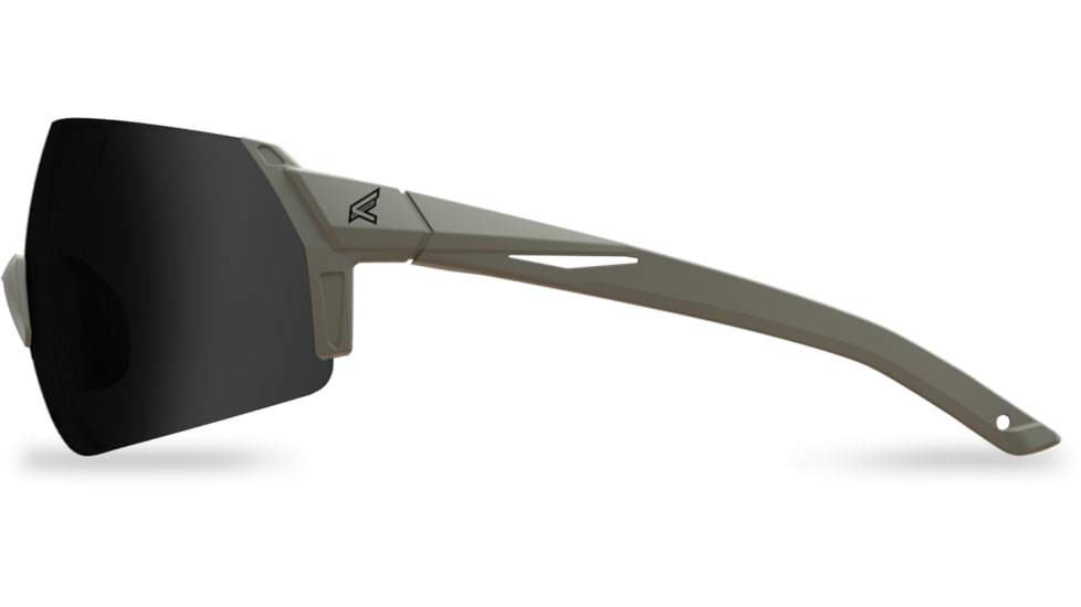 Edge Eyewear Urgent Fury Shooting Glasses, Conifer Green Frame, G-15 Vapor Shield Lenses, Standard, UF37VS
