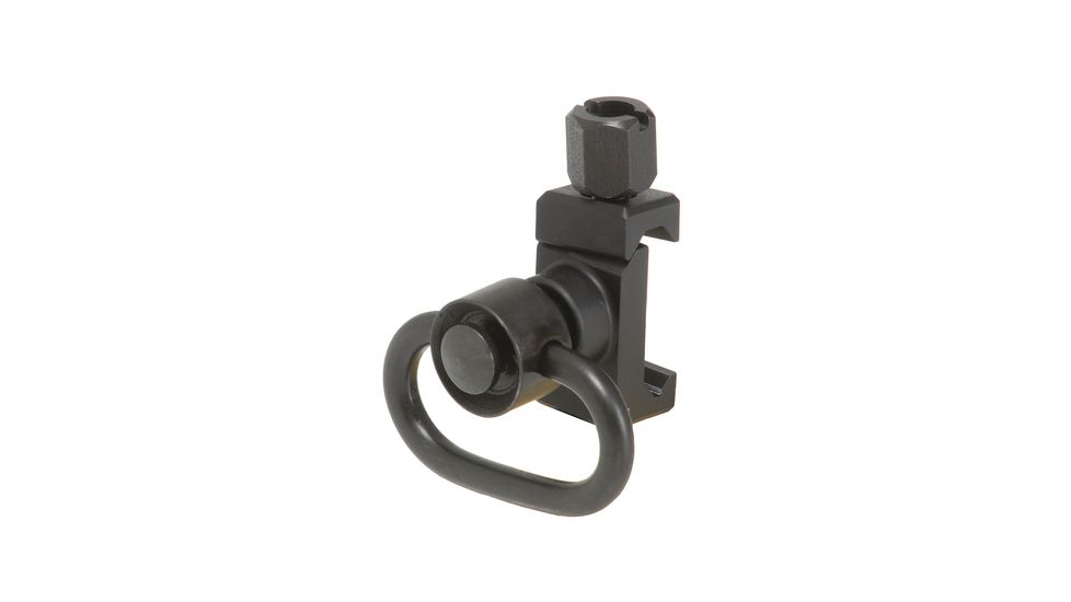 Command Arms Quick Release Side Pivoting Sling Mount and Push Button Swivel Black SPSPBSS