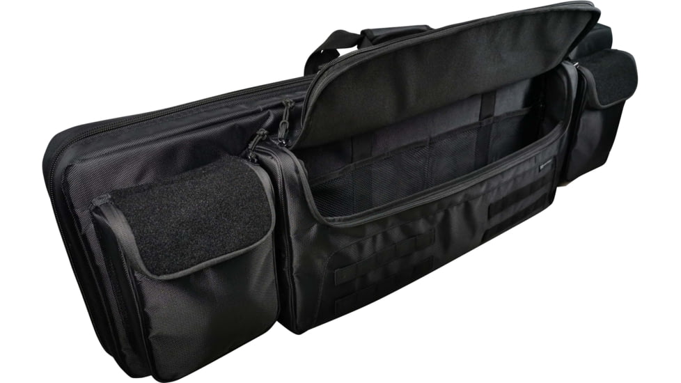 Evolution Outdoor 42in Tactical Double Rifle Soft Case - 1680D Tactical Series, Black, 51286-EV