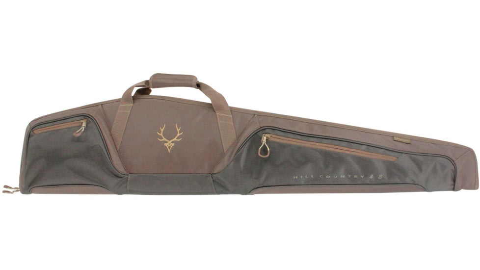 Evolution Outdoor Hill Country II Rifle Case, 54x11.5, 1680 Denier Poylester, Green/Walnut, Fits Scoped Rifles 44384-EV