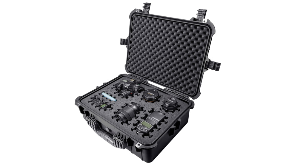 Eylar 20in Large Hard Case Equipped w/Ragar XP Crosslinked Foam Insert, Black, SA00002-BLK-RG-XP