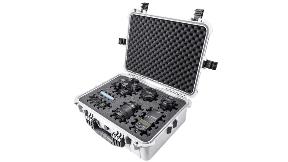 Eylar 20in Large Hard Case Equipped w/Ragar XP Crosslinked Foam Insert, White, SA00002-WHI-RG-XP