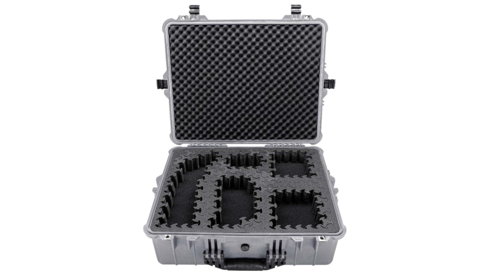 Eylar 24in Extra Large Hard Case Equipped w/Ragar XP Crosslinked Foam Insert, Gray, SA00041-GRA-RG-XP