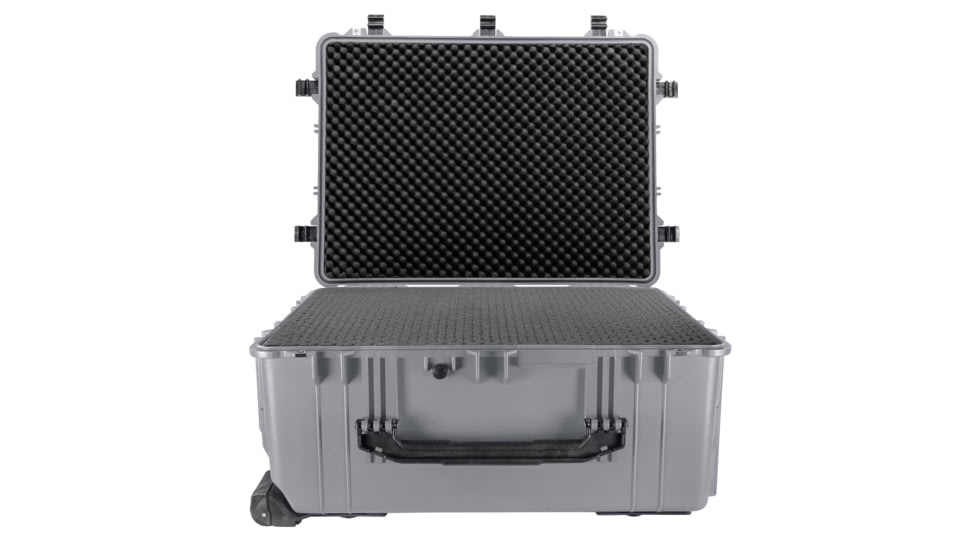 Eylar 2XL 31.5in Waterproof Protective Gear Roller Case w/Foam, Gray, SA00007-GRA
