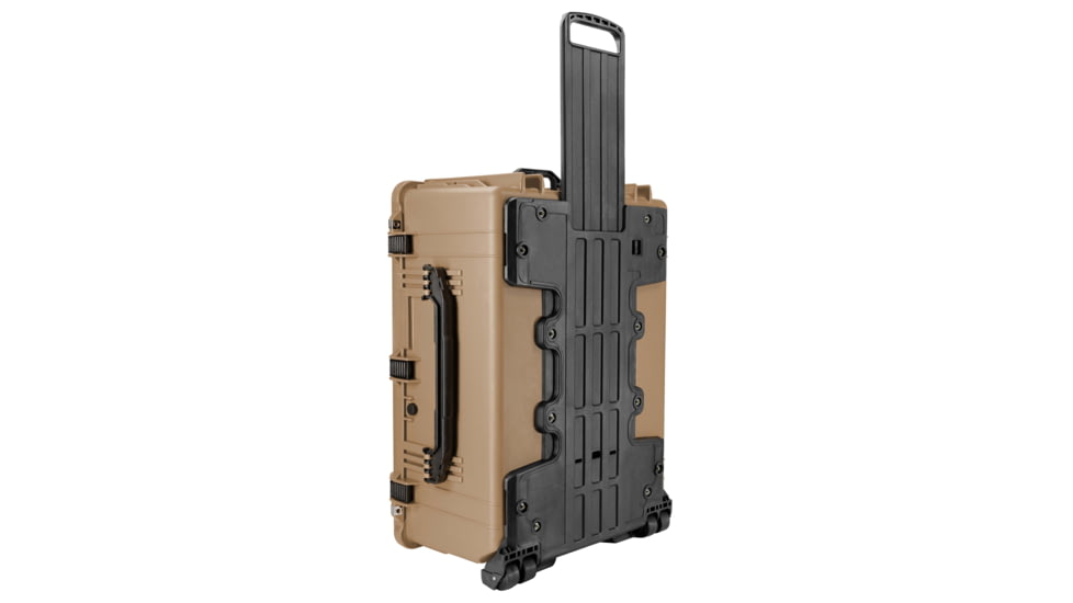 Eylar 2XL 31.5in Waterproof Protective Gear Roller Case w/Foam, Tan, SA00007-TAN