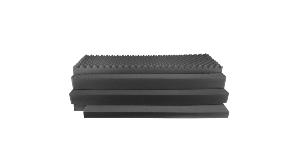 Eylar 2XL 50in Waterproof Deep Heavy Transport Stacker Roller Rifle Hard Case w/Foam, Black, SA00067