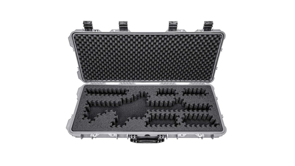 Eylar 38in Hard Rifle Case Equipped w/Ragar XP Crosslinked Foam Insert, Gray, SA00013-GRA-RG-XP