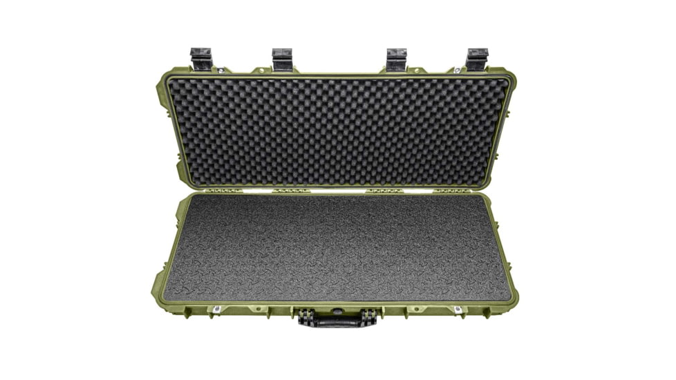 Eylar 38in Hard Rifle Case Equipped w/Ragar XP Crosslinked Foam Insert, Green, SA00013-GRN-RG-XP