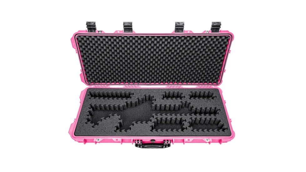 Eylar 38in Hard Rifle Case Equipped w/Ragar XP Crosslinked Foam Insert, Pink, SA00013-PNK-RG-XP