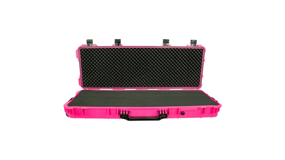 Eylar 38in Protective Roller Rifle Case Waterproof &amp; Shock Proof w/ Foam by Eylar, Pink, SA00013-Pin