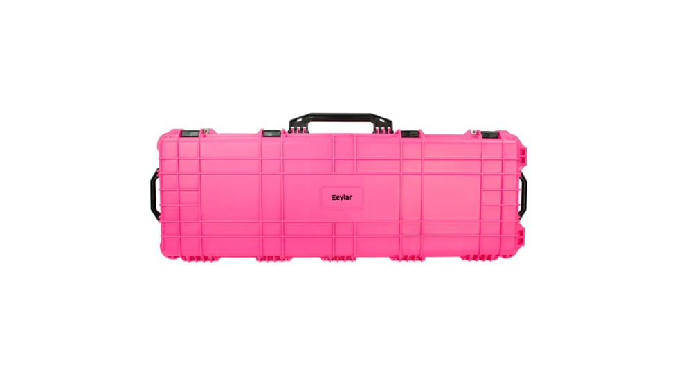 Eylar Small 38in Waterproof Roller Hard Rifle Case w/Foam, Pink, SA00013-PIN