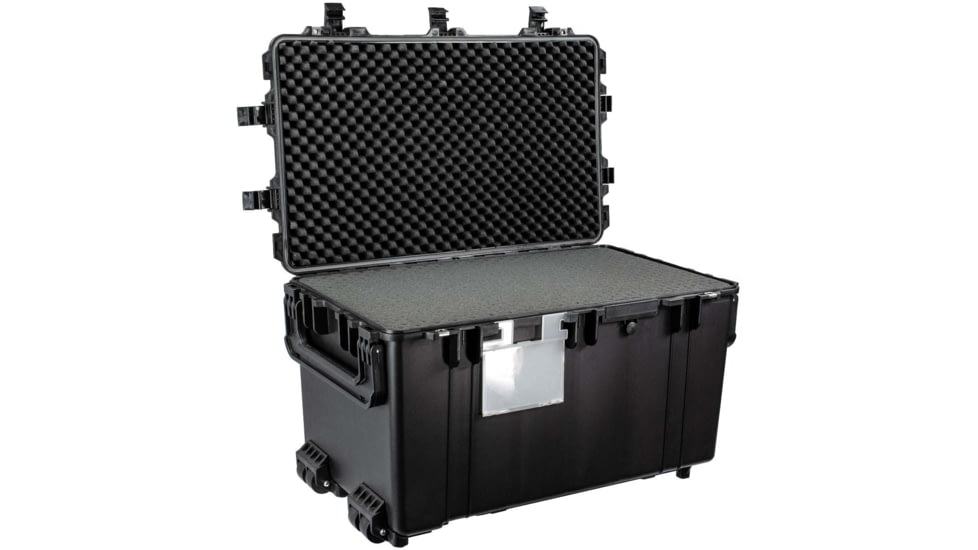 Eylar 3XL 32in Waterproof Transport Roller Gear, Camera, Tools, Equipment Hard Case w/Foam, Black, SA00033