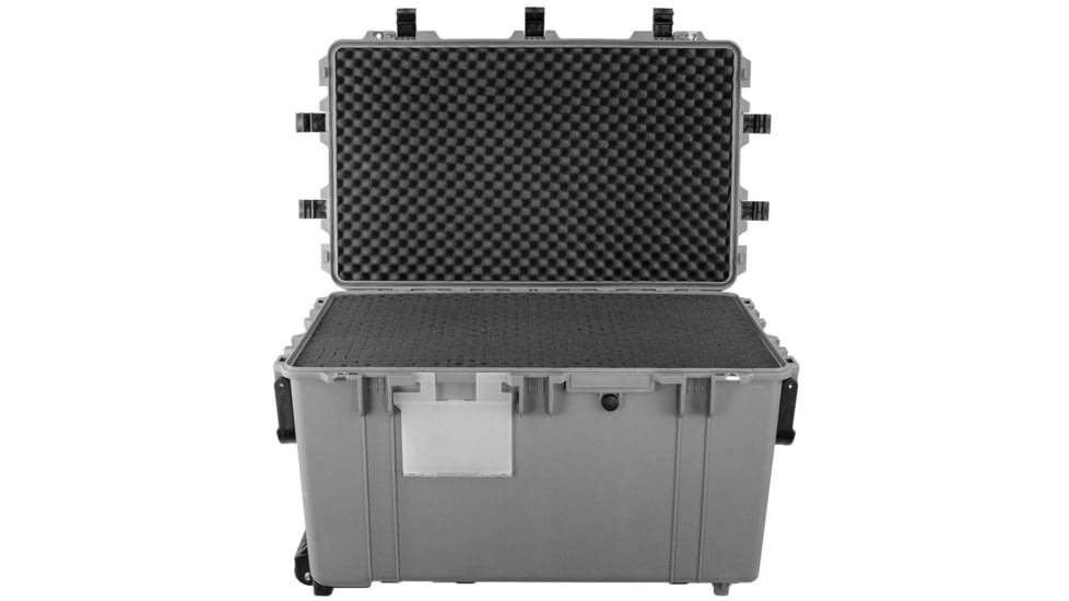 Eylar 3XL 32in Waterproof Transport Roller Gear, Camera, Tools, Equipment Hard Case w/Foam, Gray, SA00033-GRA