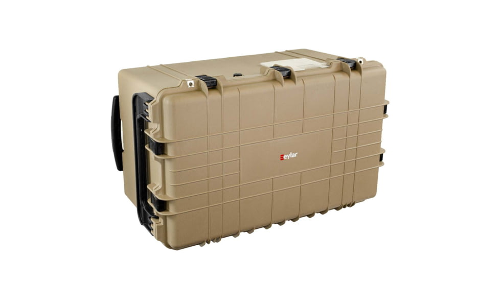 Eylar 3XL 32in Waterproof Transport Roller Gear, Camera, Tools, Equipment Hard Case w/Foam, Tan, SA00033-TAN