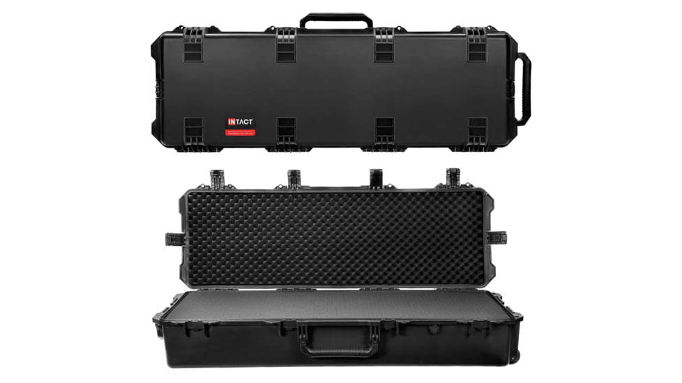 Eylar 47in Intact Premium Series Deep Rolling Rifle Waterproof Hard Casew/Foam, Black, NM00022