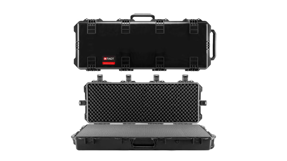 Eylar 47in Intact Premium Series Rolling Rifle Waterproof Hard Casew/Foam, Black, NM00021