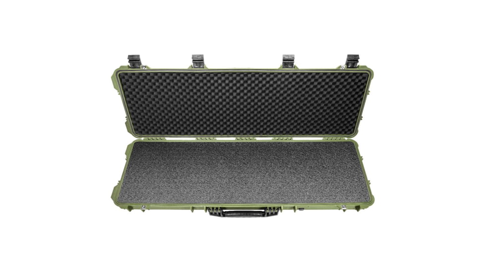 Eylar 48in Hard Rifle Case Equipped w/Ragar XP Crosslinked Foam Insert, Green, SA00014-GRN-RG-XP