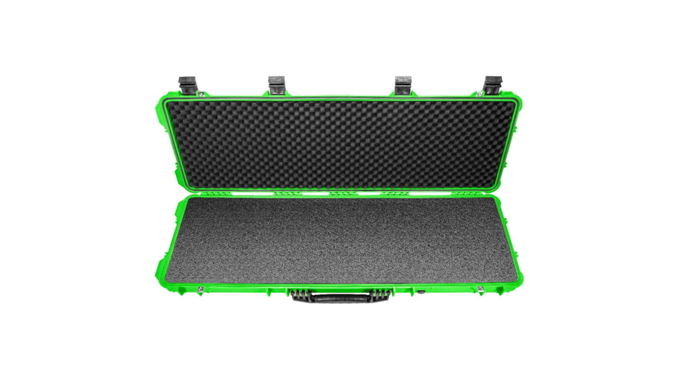 Eylar 48in Hard Rifle Case Equipped w/Ragar XP Crosslinked Foam Insert, Neon Green, SA00014-NGRN-RG-XP