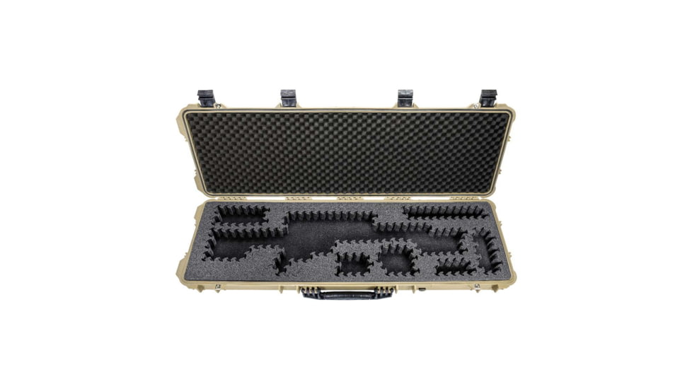 Eylar 48in Hard Rifle Case Equipped w/Ragar XP Crosslinked Foam Insert, Tan, SA00014-TAN-RG-XP