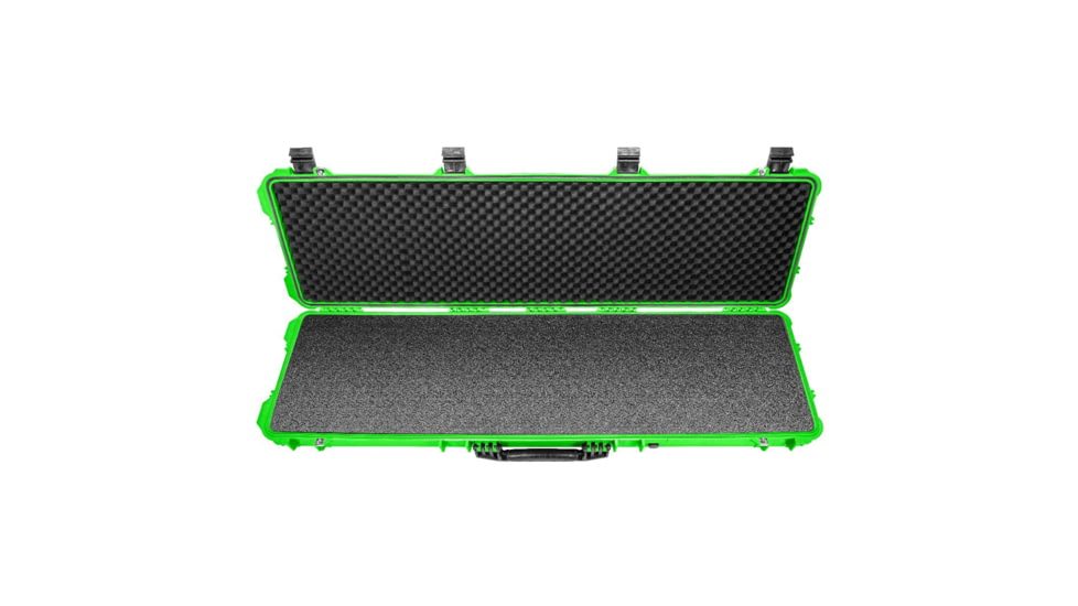 Eylar 53in Hard Rifle Case Equipped w/Ragar XP Crosslinked Foam Insert, Neon Green, SA00015-NGRN-RG-XP