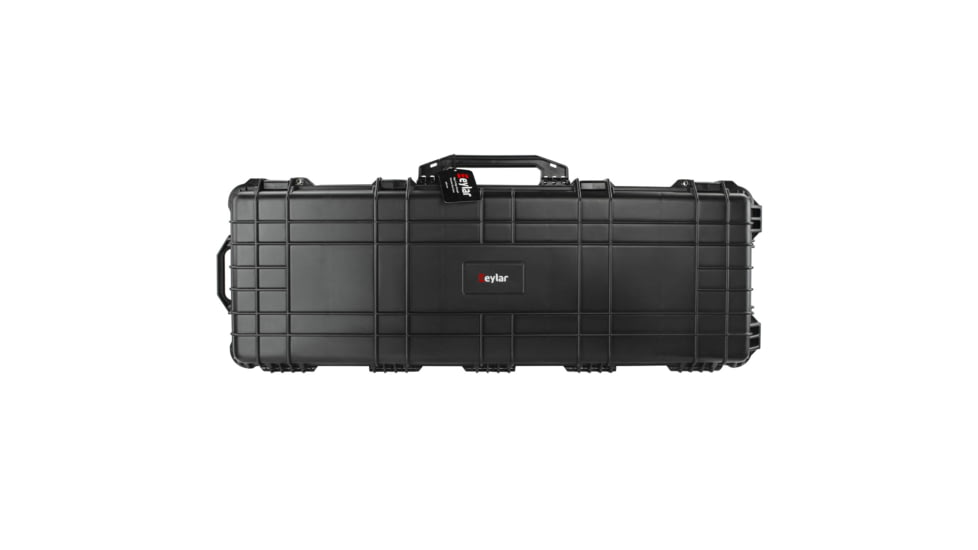 Eylar 53in Protective Roller Rifle Case Water and Shock Resistant w/ Foam, Black, SA00015