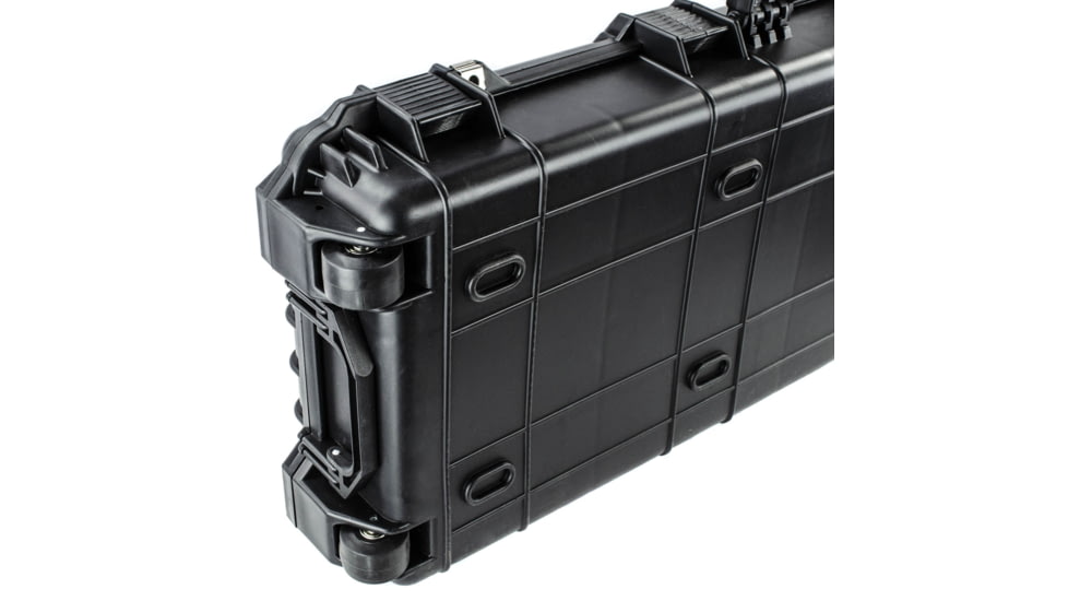 Eylar 53in Protective Roller Rifle Case Water and Shock Resistant w/ Foam, Black, SA00015