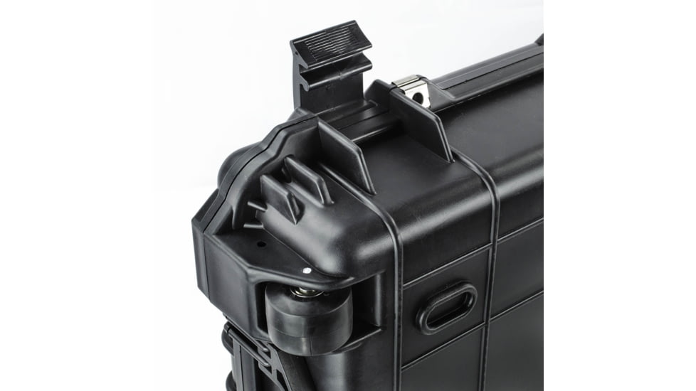 Eylar 53in Protective Roller Rifle Case Water and Shock Resistant w/ Foam, Black, SA00015