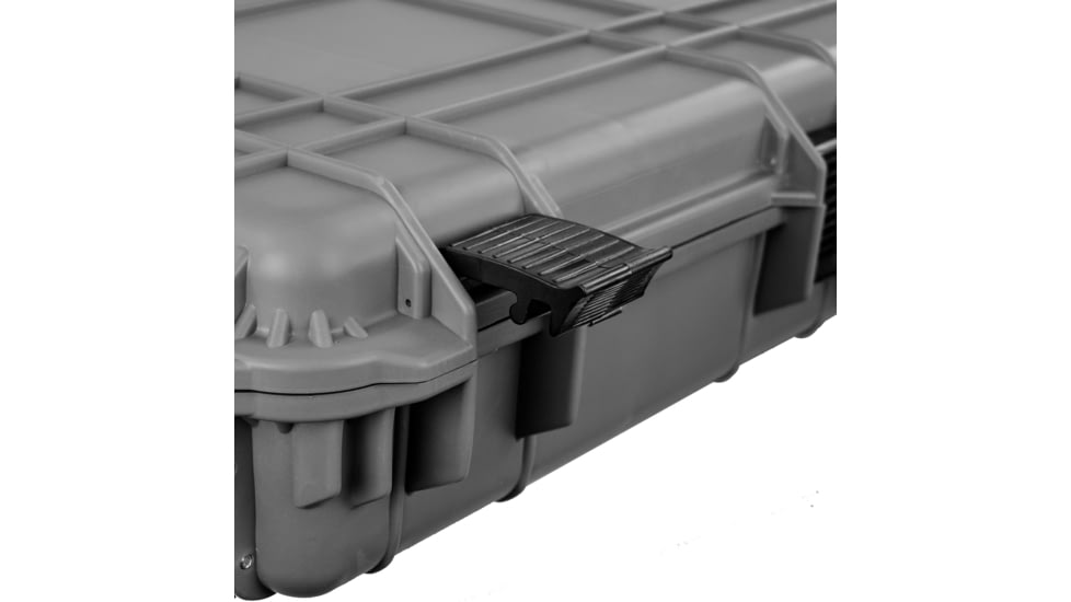 Eylar 53in Protective Roller Rifle Case Water and Shock Resistant w/ Foam, Gray, SA00015-Gra
