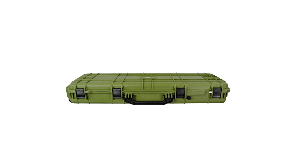 Eylar 53in Protective Roller Rifle Case Water and Shock Resistant w/ Foam, Green, SA00015-Grn