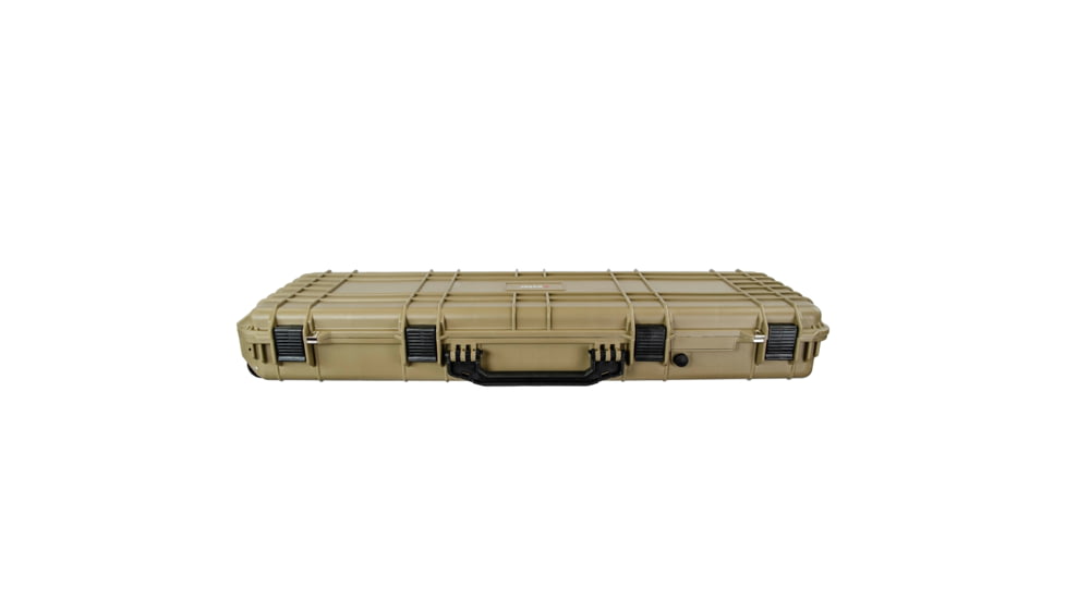 Eylar 53in Protective Roller Rifle Case Water and Shock Resistant w/ Foam, Tan, SA00015-Tan