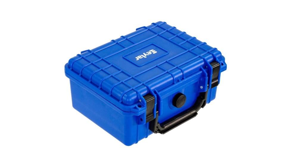 Eylar Compact 9.12in Waterproof Gear Hard Case w/Foam, Blue, SA00042-BLU