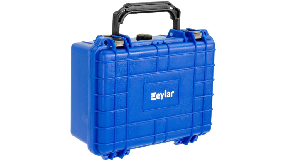 Eylar Compact 9.12in Waterproof Gear Hard Case w/Foam, Blue, SA00042-BLU
