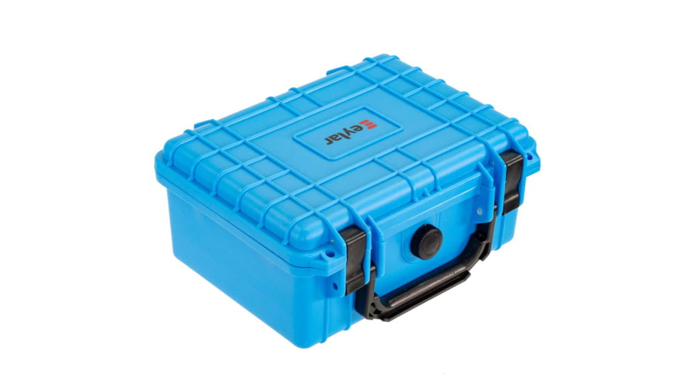 Eylar Compact 9.12in Waterproof Gear Hard Case w/Foam, Light Blue, SA00042-LBLU