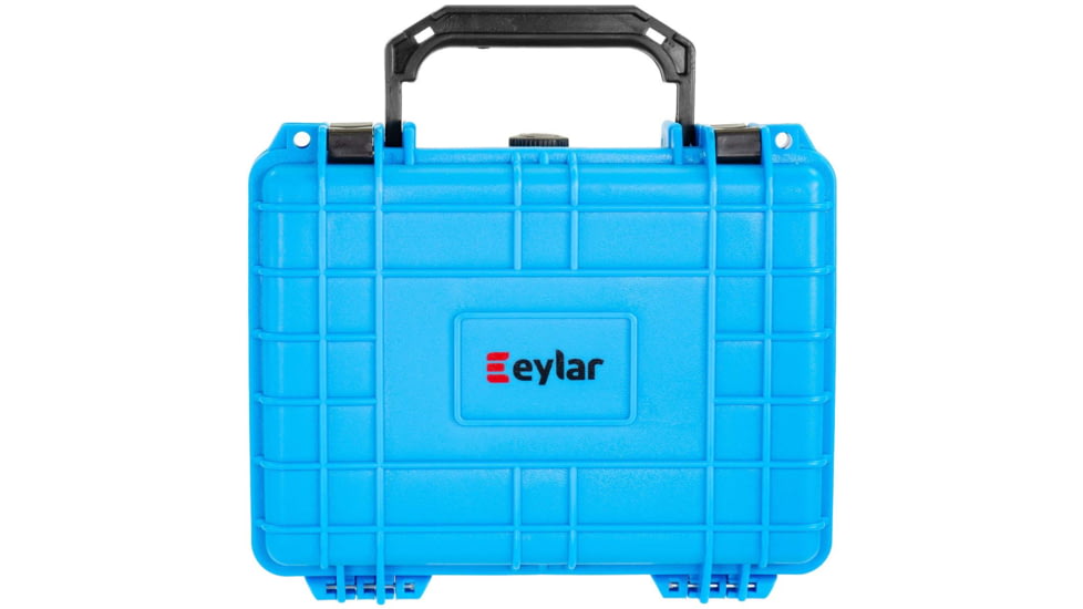 Eylar Compact 9.12in Waterproof Gear Hard Case w/Foam, Light Blue, SA00042-LBLU