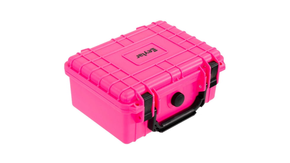 Eylar Compact 9.12in Waterproof Gear Hard Case w/Foam, Pink, SA00042-PIN