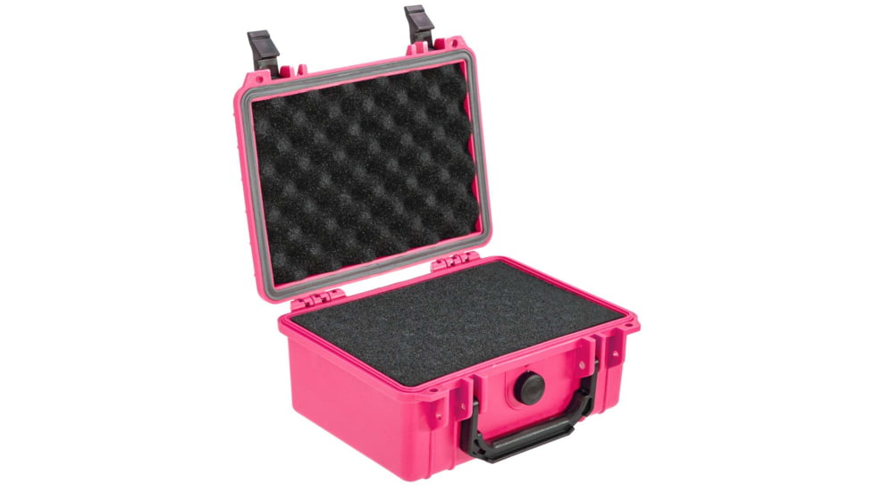 Eylar Compact 9.12in Waterproof Gear Hard Case w/Foam, Pink, SA00042-PIN