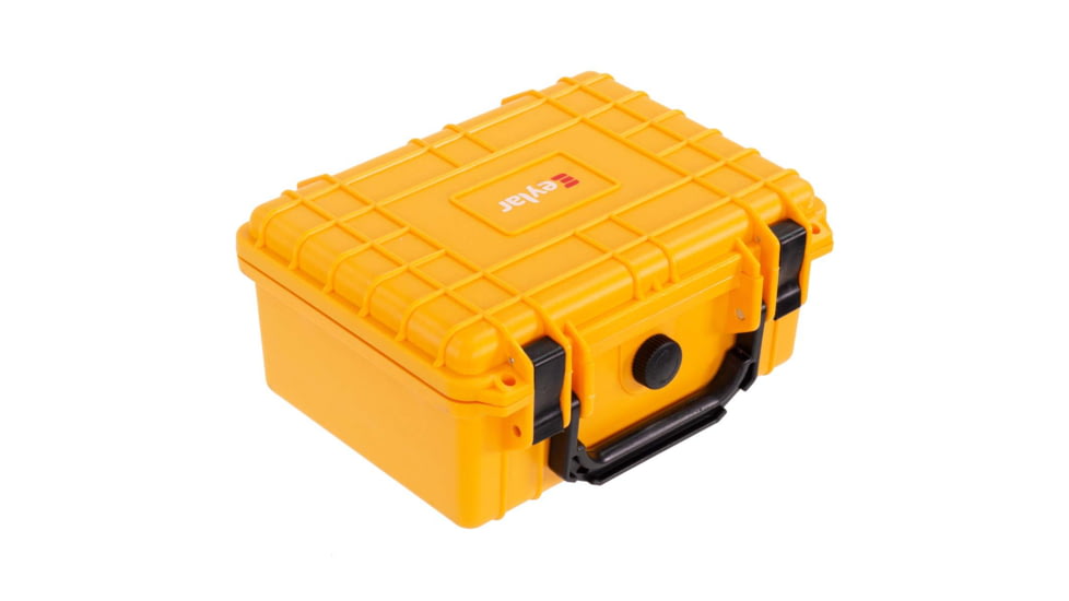 Eylar Compact 9.12in Waterproof Gear Hard Case w/Foam, Yellow, SA00042-YLW