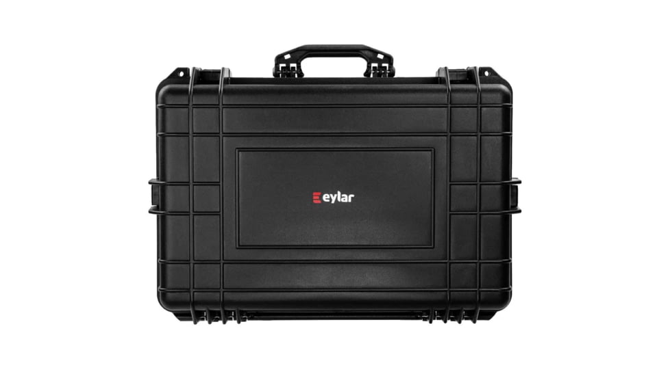 Eylar Extra Large 24in Waterproof Deep Protective Equipment Hard Case w/Foam, Black, SA00039