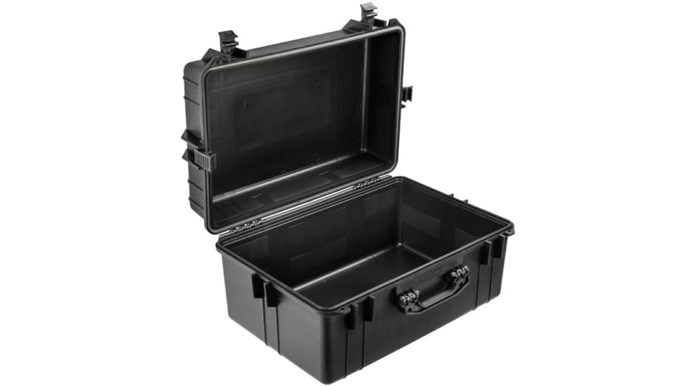 Eylar Extra Large 24in Waterproof Deep Protective Equipment Hard Case w/Foam, Black, SA00039