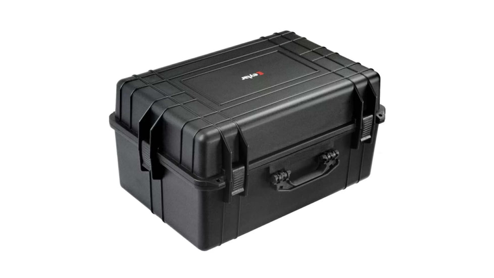 Eylar Extra Large 24in Waterproof Deep Protective Equipment Hard Case w/Foam, Black, SA00039