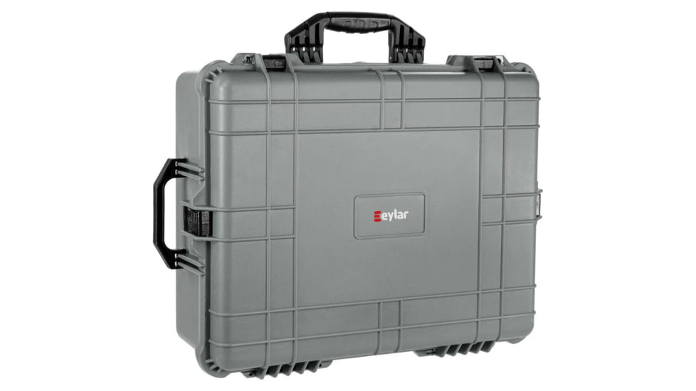 Eylar Extra Large 24in Waterproof Hard Camera and Gear Case w/Foam, Gray, SA00041-GRA