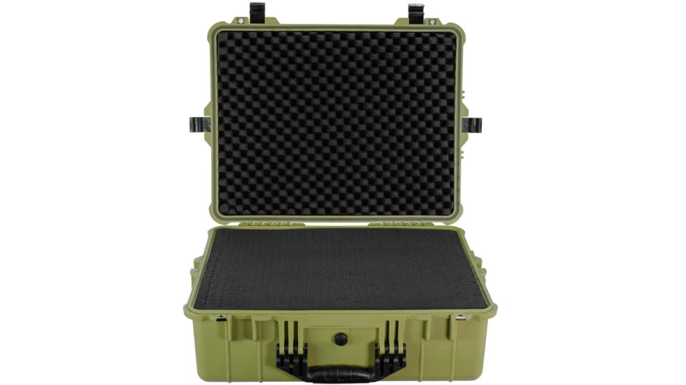 Eylar Extra Large 24in Waterproof Hard Camera and Gear Case w/Foam, Green, SA00041-GRN