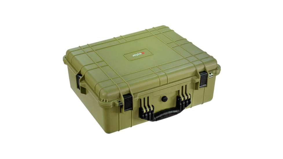 Eylar Extra Large 24in Waterproof Hard Camera and Gear Case w/Foam, Green, SA00041-GRN