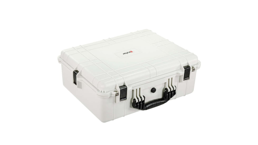 Eylar Extra Large 24in Waterproof Hard Camera and Gear Case w/Foam, Polar White, SA00041-WHI